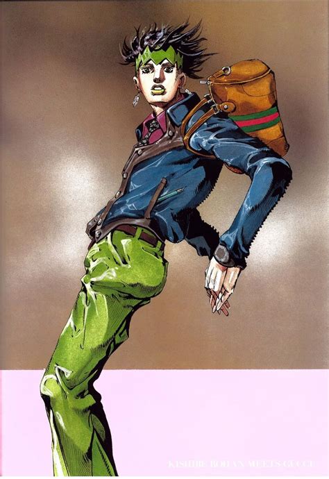 kisibe rohan goes to gucci|hirohiko araki gucci collab.